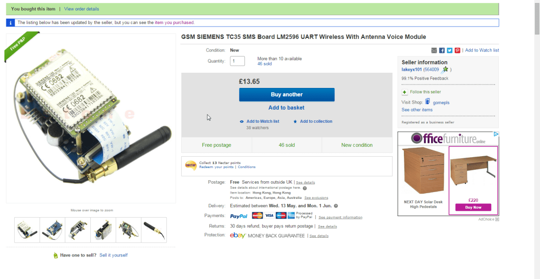 2015-04-25 20_32_24-GSM SIEMENS TC35 SMS Board LM2596 UART Wireless With Antenna Voice Module _ eBay